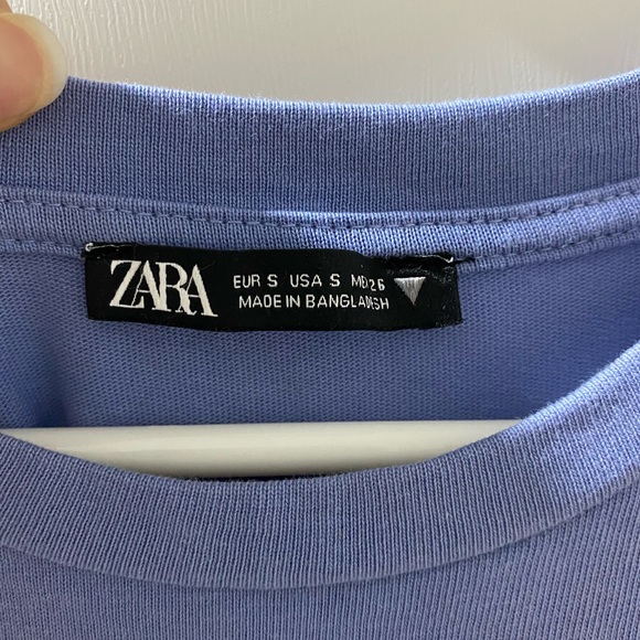 Zara tshirt dress w/ shoulder pads - Picture 2 of 4